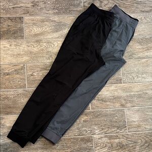 Lululemon ABC Jogger regular BUNDLE of 2 black and oil grey size medium men
